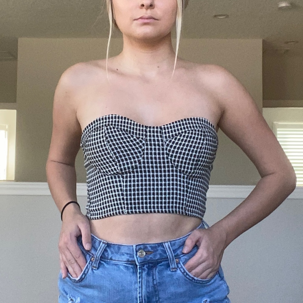 Plaid Crop Top